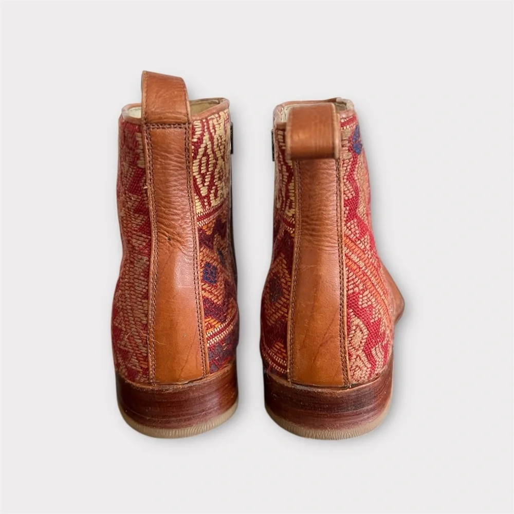 Teysha Handcrafted Artisan Ankle Boots Women Size 10